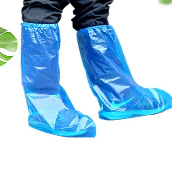10 шт. Противоскользящих непромокаемых бахил, Водонепроницаемый одноразовый чехол для дождевых ботинок