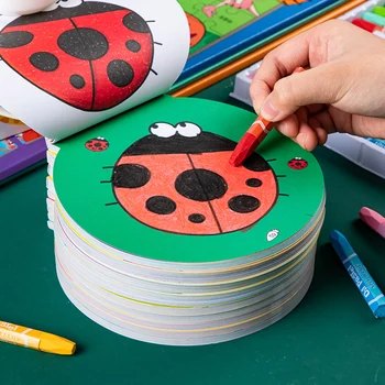 119 Страниц Раскраски для мальчиков и девочек для детей Творческий детский рисунок Книга для рисования для детей Канцелярские принадлежности для раннего образования Игрушки