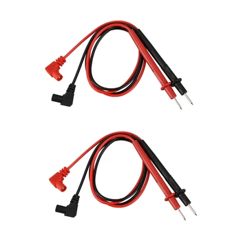 2 28-дюймовых тестовых провода для мультиметра, черный и красный, 1 пара