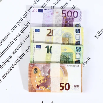 20 шт./компл. Кукольный домик карманный Евро имитационная игрушка банкнота мини миниатюрная модель