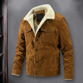 2023 Мужская осенне-зимняя новая куртка оверсайз плюс бархатная толстая кожаная куртка молодежной моды из полиэстера, размер пальто