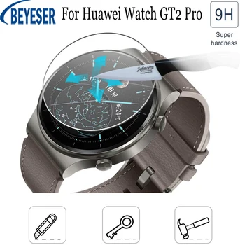 2шт HD /Закаленная прозрачная защитная пленка для смарт-часов Huawei Watch GT2 Pro, полноэкранная защитная крышка, подходящая для Huawei GT2Pro
