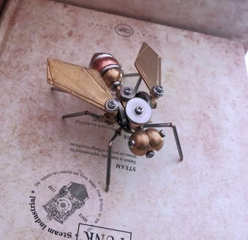 3D механические насекомые в стиле стимпанк, плодовые мушки, цельнометаллические украшения ручной работы ручной работы - Готовое изделие