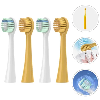 4 шт. Электрические головки для зубных щеток Сменные головки для электрических зубных щеток Запчасти для зубных щеток