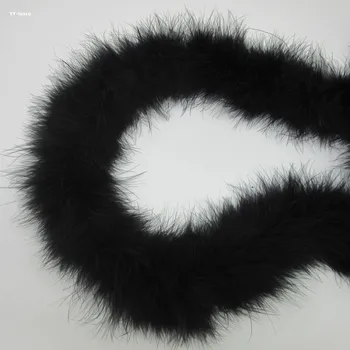 50 г черного пушистого боа из перьев супер качества длиной 10 метров, окрашенного боа из перьев индейки для вечеринки/карнавальных костюмов/вечерней шали-боа