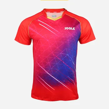 JOOLA 3203 Яркая футболка для настольного тенниса, мужская Женская удобная спортивная футболка, быстросохнущая эластичная рубашка для пинг-понга с коротким рукавом