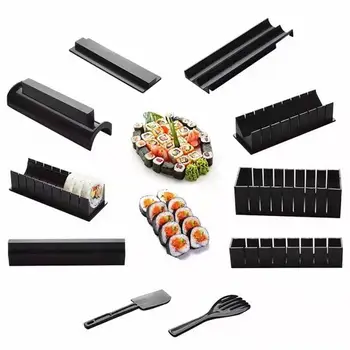 Pieces Kit Sushi Maker Пластиковый Набор Инструментов для Приготовления Суши Кухонные Инструменты / Набор для Суши / Форма для Суши / Рисовый Шарик, Форма Для Рулета Торта, Кухонные Гаджеты