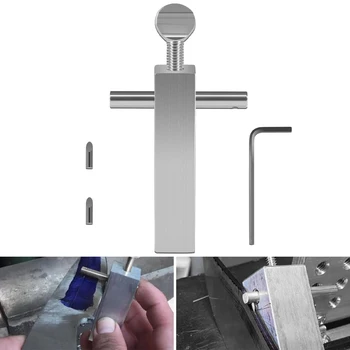 TML для изготовления ножей из нержавеющей стали с регулируемым твердосплавным наконечником, идеально подходит для разметки центральных линий на ленточной шлифовальной машине