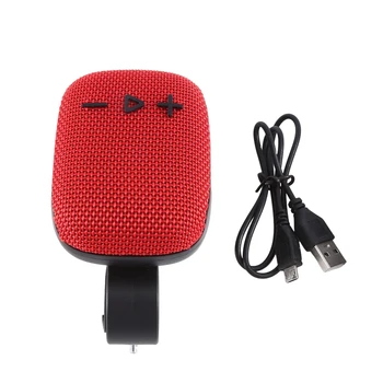 WIND3 Беспроводной Bluetooth Динамик Открытый Велосипед С Фиксированным Кронштейном Мини-Карта Сабвуфера Mini Audio 9X7.3X3.6 см Простой В Использовании Красный
