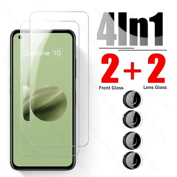 zenfone10 case 4в1 закаленные стекла чехол для asus zenfone10 5g 2023 AI2302 5,9 