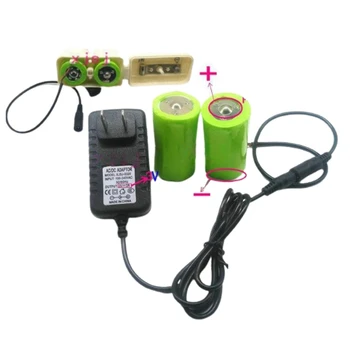 Адаптер питания Большой емкости Заменит Батарейки LR20/AM1/ D для Игрушек и Фонариков Источник питания Аксессуары для питания N0HC
