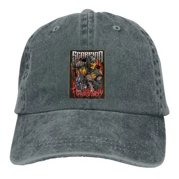Бейсбольные кепки Scorpion Flawless Victory, остроконечная кепка для игры в файтинг Mortal Kombat, солнцезащитные кепки для мужчин