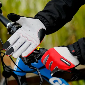 Велосипедные перчатки Противоскользящие, защищающие от солнца, устойчивые к высоким температурам, велосипедные перчатки с сенсорным экраном на открытом воздухе, велосипедные перчатки MTB