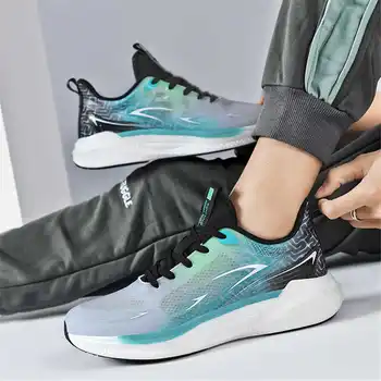 двухцветные кроссовки на белой подошве дизайнерские прогулочные мужские кроссовки на плоской подошве белая спортивная обувь мужские популярные товары модель raning YDX2