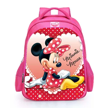 Детские школьные сумки Disney с Микки и Минни Маус, ортопедический рюкзак, детские школьные сумки Mochila Infantil для мальчиков и девочек, мультяшные сумки из мультфильмов