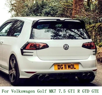 Для Volkswagen VW Golf 7 7,5 TSI TDI GTI GTD GTE R MK7 13 14 15 16 17 18 19 20 Задняя Крыша Крышка Багажника Автомобильный Спойлер Аксессуары Для Крыла