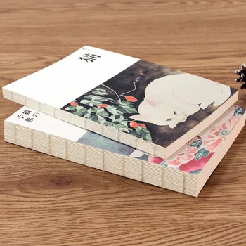 Зеленая книга для рисования Yamano, созданная студентами вручную, ретро-маленькая портативная книга для рисования, книга для граффити, книга для рисования, пустой блокнот