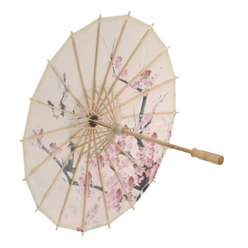 Зонт в китайском стиле, Зонт для фотосъемки, Декоративный Зонт из масляной бумаги, Бамбуковый Танцевальный Зонт, Декоративный Цветочный Зонт