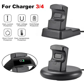 Кабель зарядного устройства для Fitbit Charge 3 4 Сменный USB-кабель для зарядки, шнур, аксессуары для смарт-часов для Fitbit Charge3 Charge4