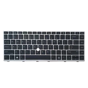 Клавиатура Американской раскладки для ноутбука с подсветкой - L14377-001 для HP Elite Book 840 G5