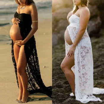 Летнее платье для беременных, реквизит для фотосъемки, кружевное платье для беременных, нарядное платье для фотосессии