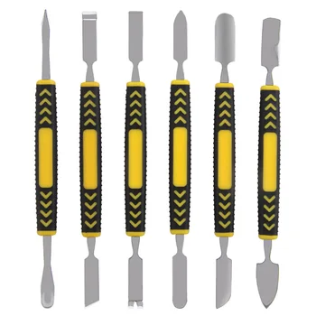 Металлический лом, набор из 6 предметов, загрузочная ручка для мобильного телефона, цифровой мини-инструмент для разборки бытовой техники, инструменты для ремонта электроники