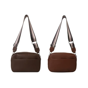 Мини-квадратные сумки, широкая сумка-мессенджер, универсальная сумка через плечо, женская повседневная модная кожаная сумка для девочек