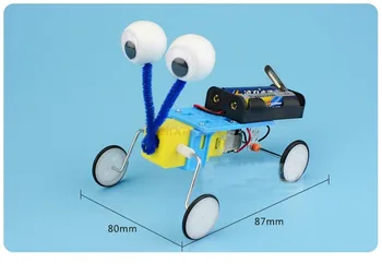 Наука и техника небольшое производство небольшое изобретение электрическая игрушка-робот-рептилия для учащихся начальной школы творческая ручная работа