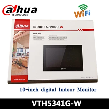 НОВЫЙ Видеодомофон Dahua WiFi VTH5341G-W Android 8.1 с 10-дюймовым цифровым внутренним монитором с поддержкой Micro-SD карты видеонаблюдения