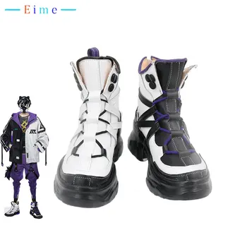 Обувь для косплея Kageyama Shien, обувь из искусственной кожи, Ботинки на Хэллоуин, реквизит для косплея Vtuber, изготовленный на заказ