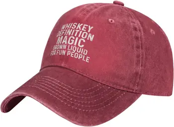Определение виски Magic Browns Жидкости для веселых людей, шляпа для мужчин, бейсбольные кепки, графическая шляпа