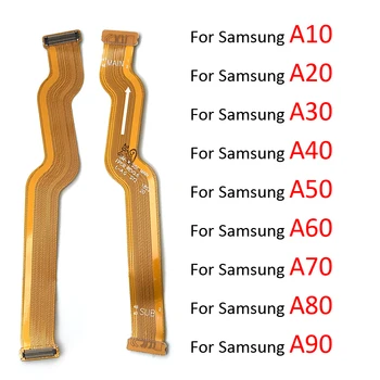 Оригинал Для Samsung Galaxy A10 A20 A30 A40 A50 A70 A80 A90 Материнская плата Основная Плата Разъем Гибкого кабеля Замена