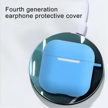 Пылезащитный Мягкий Силиконовый Чехол Для Беспроводных Наушников, совместимых с Bluetooth, Защитный Чехол для наушников Airpods Pro4 Ear Pod Bag