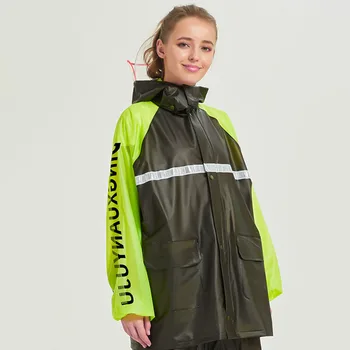 Раздельный мотоциклетный дождевик, легкий водонепроницаемый велосипедный дождевик, непромокаемые брюки, костюм, женская ветрозащитная куртка с капюшоном, дождевик
