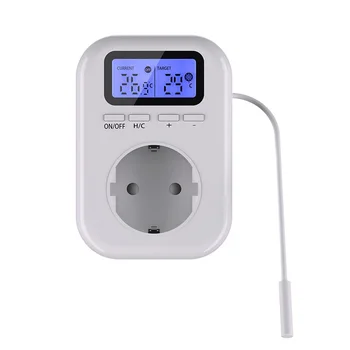 Разъем для регулировки температуры Plug and Play ЖК-экран с подсветкой, Функция ручного включения/выключения целевой температуры