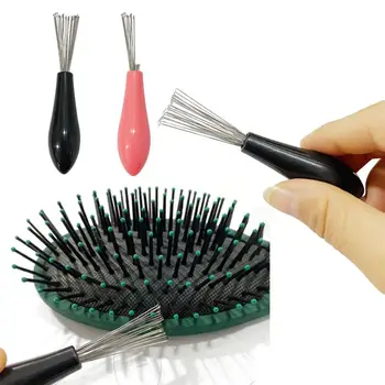 Расческа-очиститель для удаления волос Встроенный косметический инструмент Пластиковая ручка Крючок для чистки гребня для волос Салонный парикмахерский инструмент Barber Clean