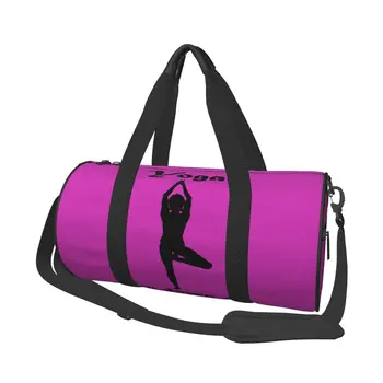 Спортивная сумка для занятий йогой и фитнесом, спортивная сумка с обувью, мужская сумка для выходных с принтом, новинка, сумка для тренировок и фитнеса.