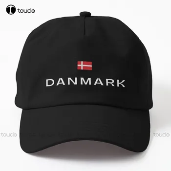 Футбол под флагом Дании 2022, кепки для папы, кепки для женщин, Персонализированные кепки для взрослых, подростков, молодежи, летние кепки для улицы, индивидуальный подарок
