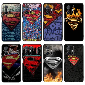 Чехол для Телефона с Логотипом DC Hero Superman Для Xiaomi Mi Note10 9T 9SE 9 8 Mix Play A3 A2 A1 CC9E Lite Pro 6X 5X Черный Чехол